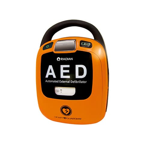 Portable AED defibrillator Heart Guardian 503 cardiac arrest